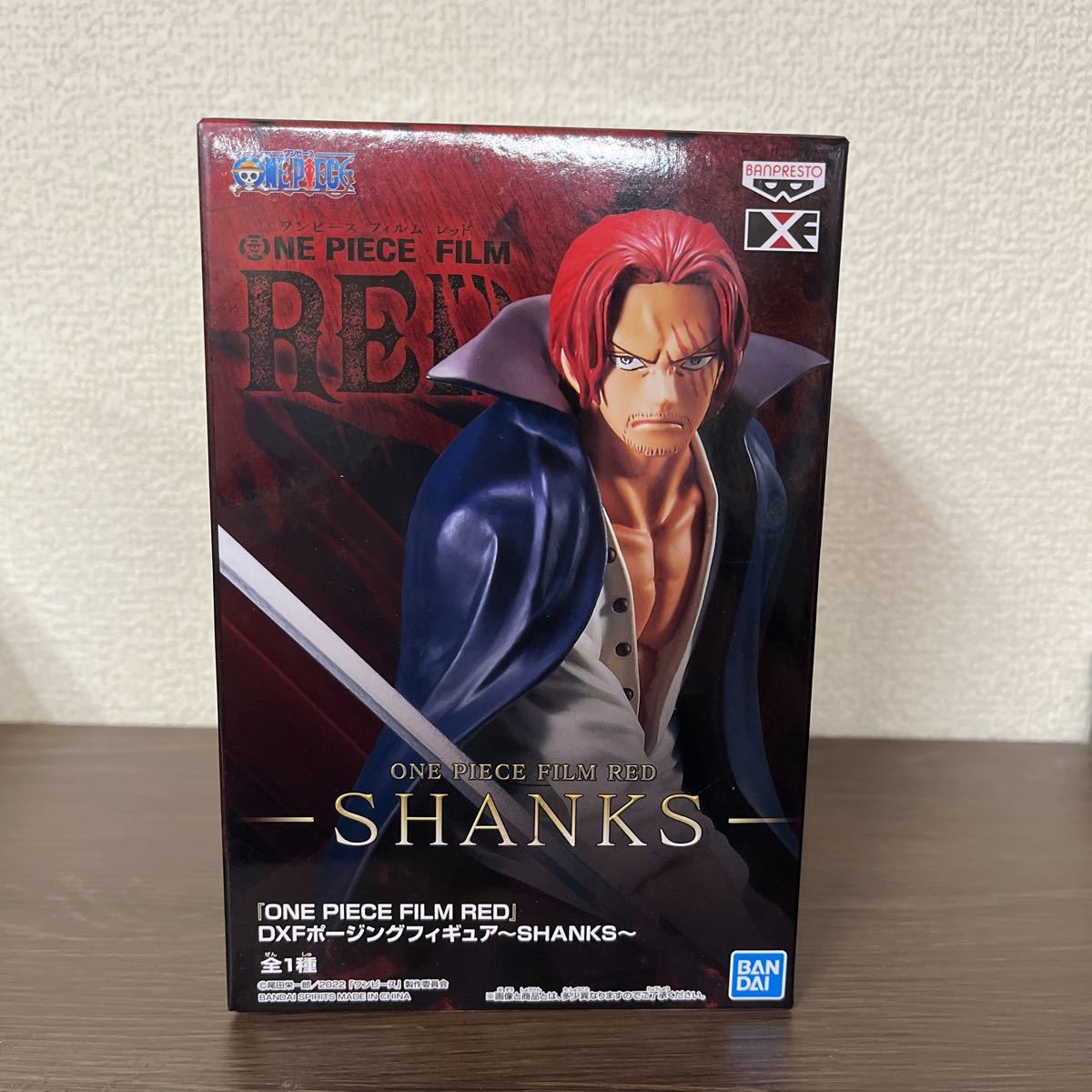 【未開封】 ワンピース ONE PIECE FILM RED DXFポージングフィギュア SHANKS シャンクス 2U-002_画像1