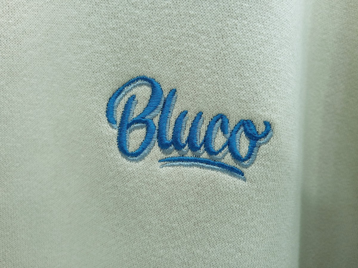 BLUCO WORK GARMENT/ブルコ 1213 SWEAT SHIRT-Script-/カラー(S.BEG)サイズL.新品.税込価格.送料無料.　_画像6