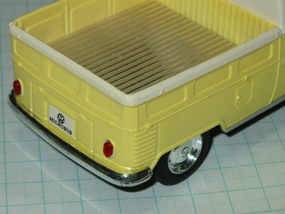 KiNSMART キンスマート プルバックカー ミニカー★フォルクスワーゲン バス ピックアップ Wキャブ Volkswagen Bus Double Cab Pickup 1/34_画像10