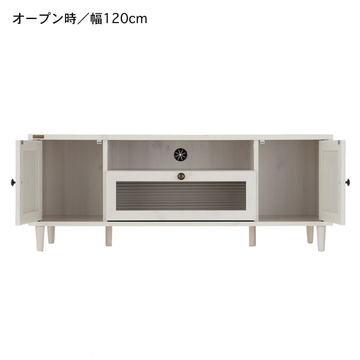 超美品】【完成品】佐藤産業 テレビ台 ポーリー PW46-120L WL-