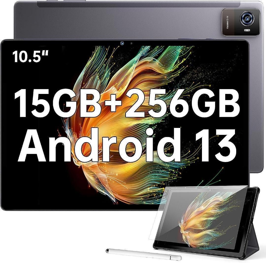 15GB＋256GB】OKT3スマートタブレットAndroid13-