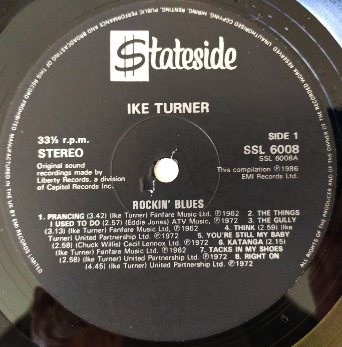 Ike Turner/ Rockin' Blues/英Stateside_画像3