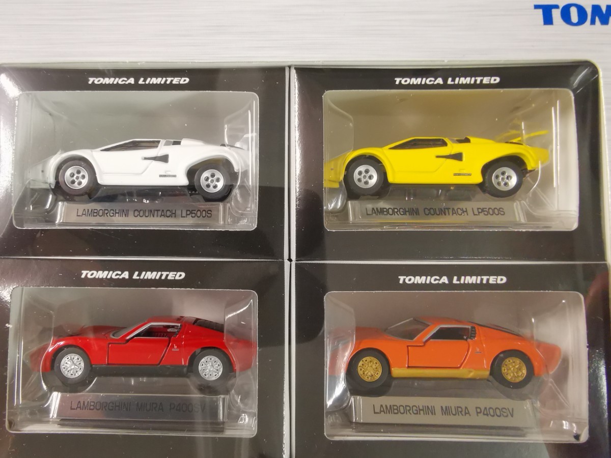 [ トミカ ] TOMY トミー トミカリミテッド ランボルギーニ カウンタック ミウラ LP500S/MIURA P400SV 4MODELS の画像7