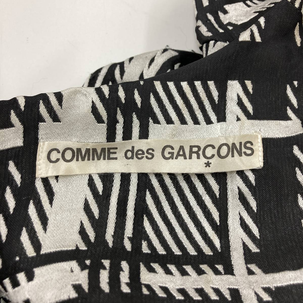 80s 90s COMME des GARCONS 変形 ノースリーブ カットソー チェック コムデギャルソン チュニック タンクトップ VINTAGE archive 2100284_画像3