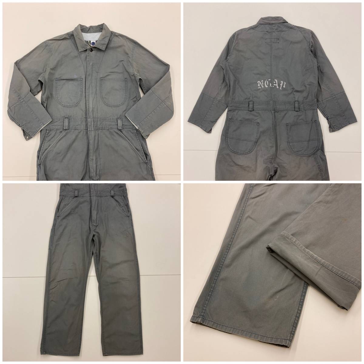 NGAP all-in-one Logo print gray 2 size enji-e-pi- coveralls Jump suit Work SKOLOCT 90s UNDERCOVER handling 2090513