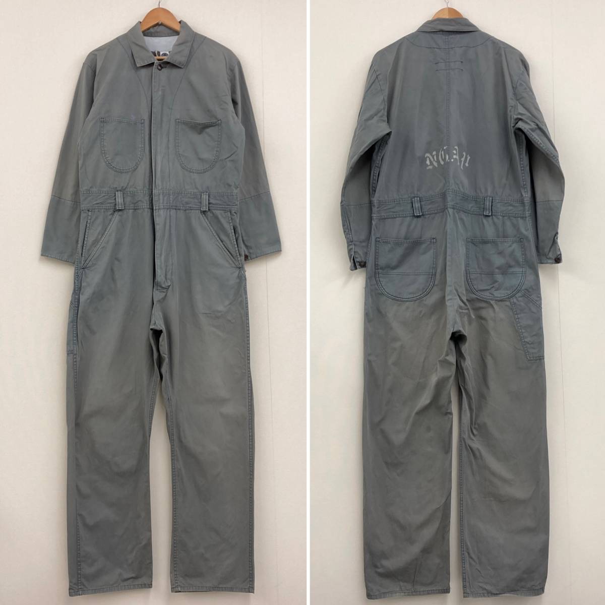 NGAP all-in-one Logo print gray 2 size enji-e-pi- coveralls Jump suit Work SKOLOCT 90s UNDERCOVER handling 2090513