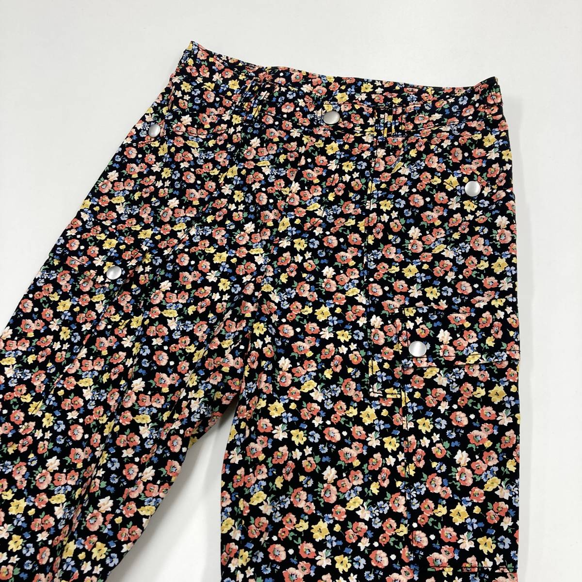 AD2002 tricot COMME des GARCONS 小花 総柄 フレア カーゴパンツ トリココムデギャルソン 花柄 フラワー 00s VINTAGE archive 3090284_画像3