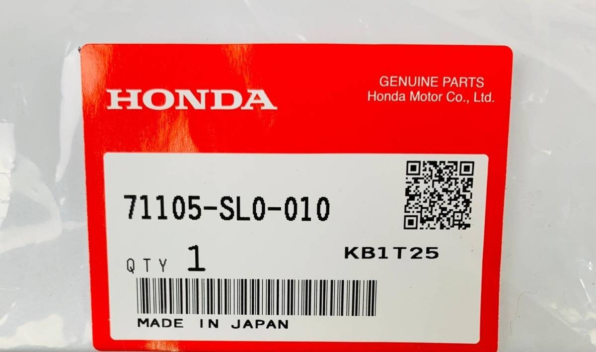 ★新品 Honda NSX NA1 NA2用 フロントライセンスプレート ガーニツシユ 生産終了 激レア 71105-SL0-010 ホンダ 純正部品_画像4