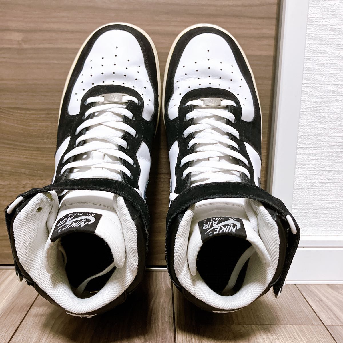 NIKE AIR FORCE 1 MID ナイキエアフォースワン ミッド ブラック NIKE AIR FORCE 1 MID ナイキエアフォースワン ミッド ブラック