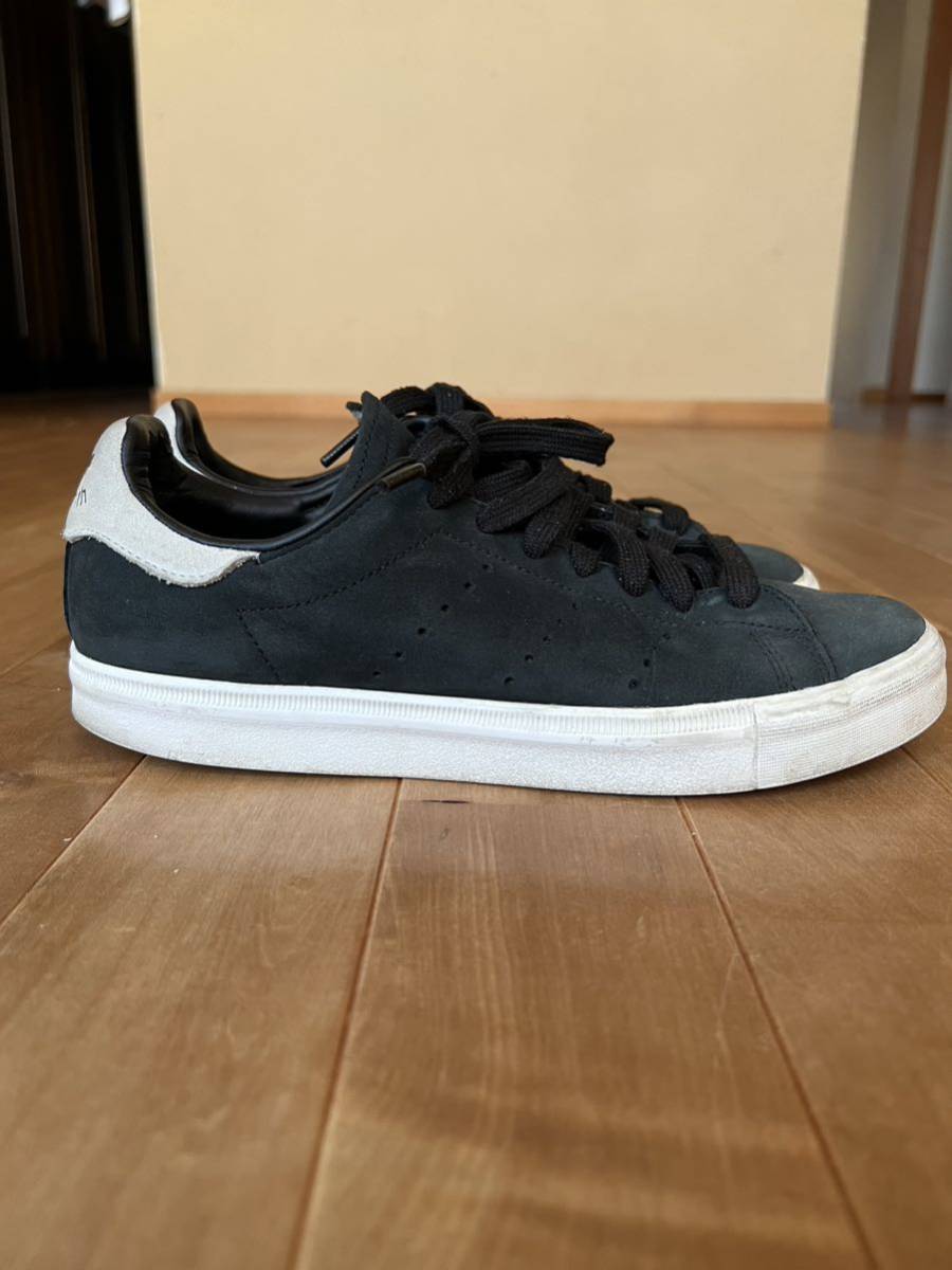 adidas Originals STAN SMITH VULC US6(24cm)アディダス オリジナルス スタンスミス バルカ スエード  チャコール/ホワイト 顔ロゴ