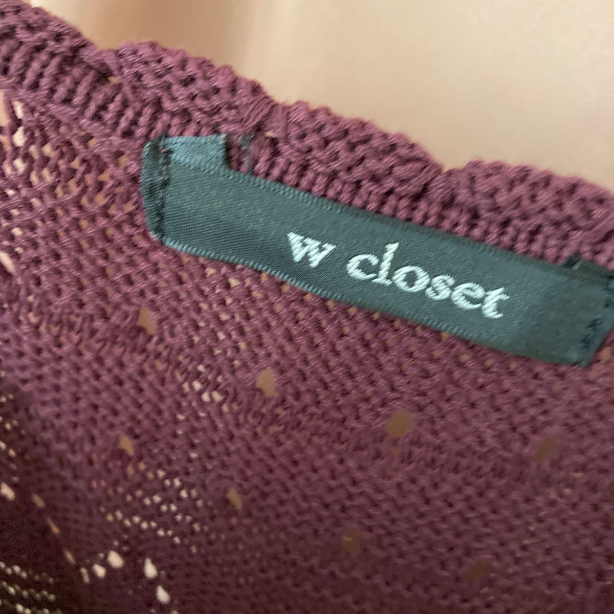 w closet 重ね着　ビスチェ　セット