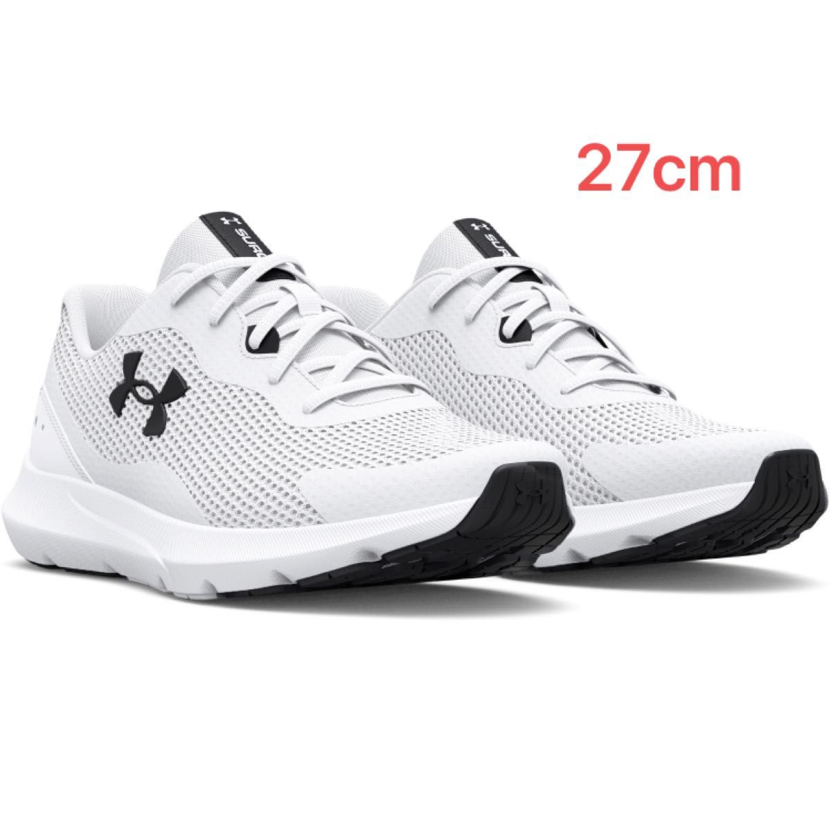 アンダーアーマー  27cm UNDER ARMOUR メンズ ランニング シューズ UA サージ3 ランシュー 3024883