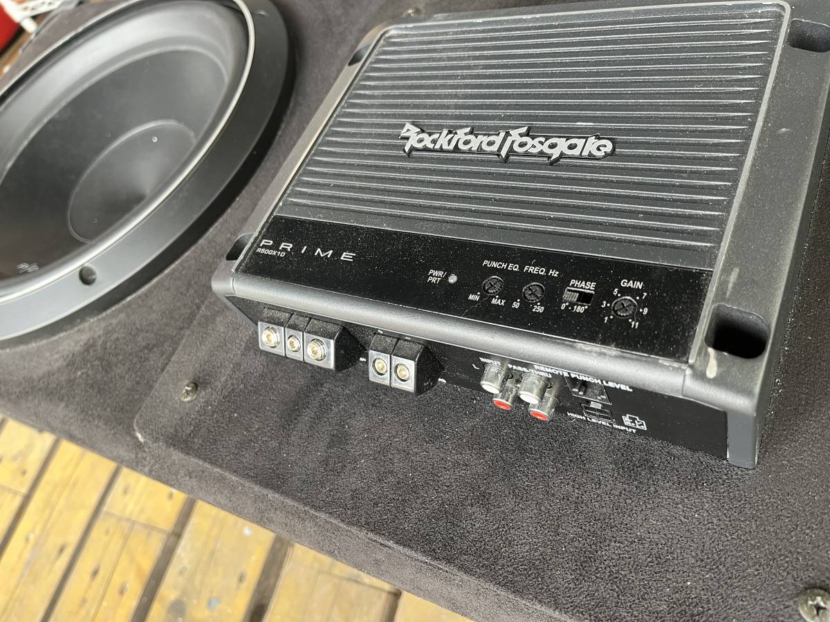 ロックフォード　Rockford　ウーファー　アンプ_画像3