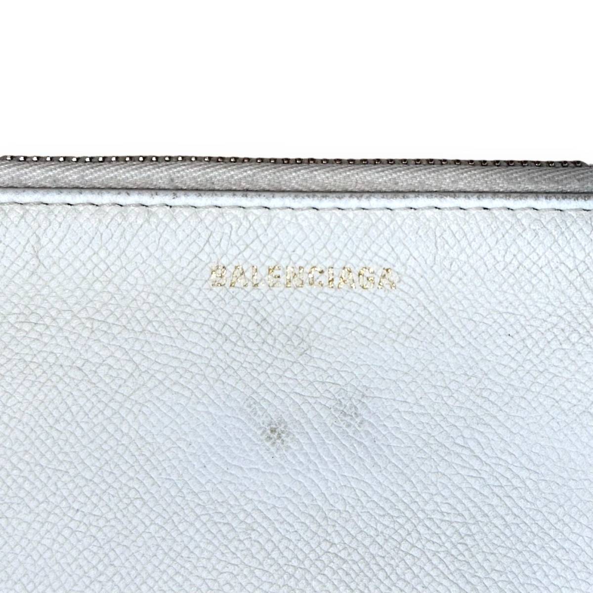 バレンシアガ BALENCIAGA クラッチバッグ セカンドバッグ ポーチ 白