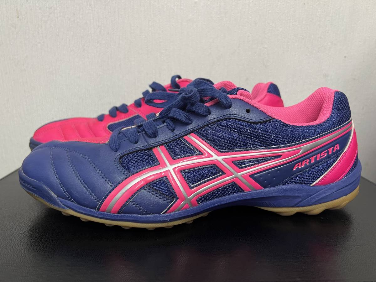  Asics training / spike shoes ( blue / pink )27.5cm(2163)