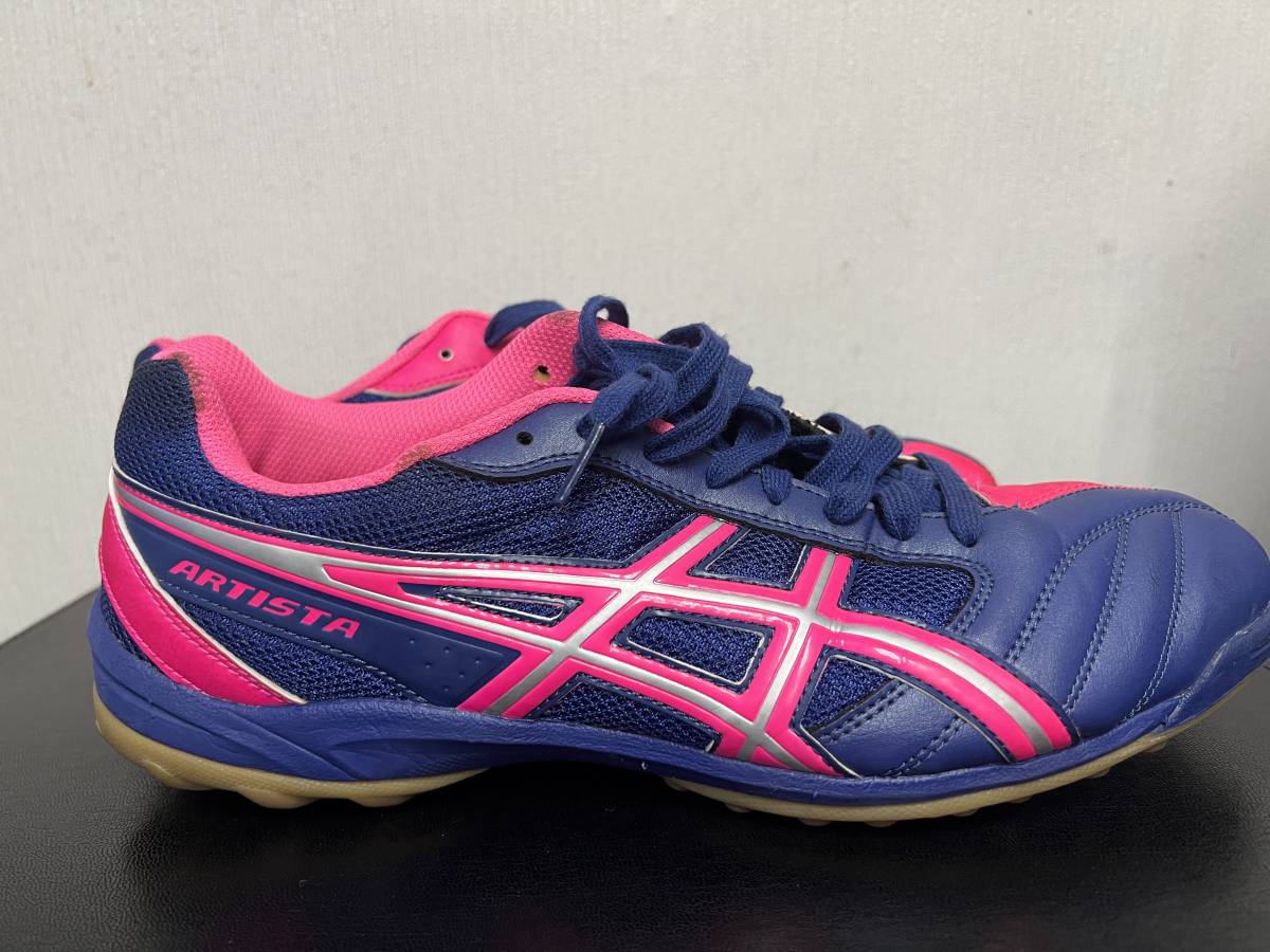  Asics training / spike shoes ( blue / pink )27.5cm(2163)