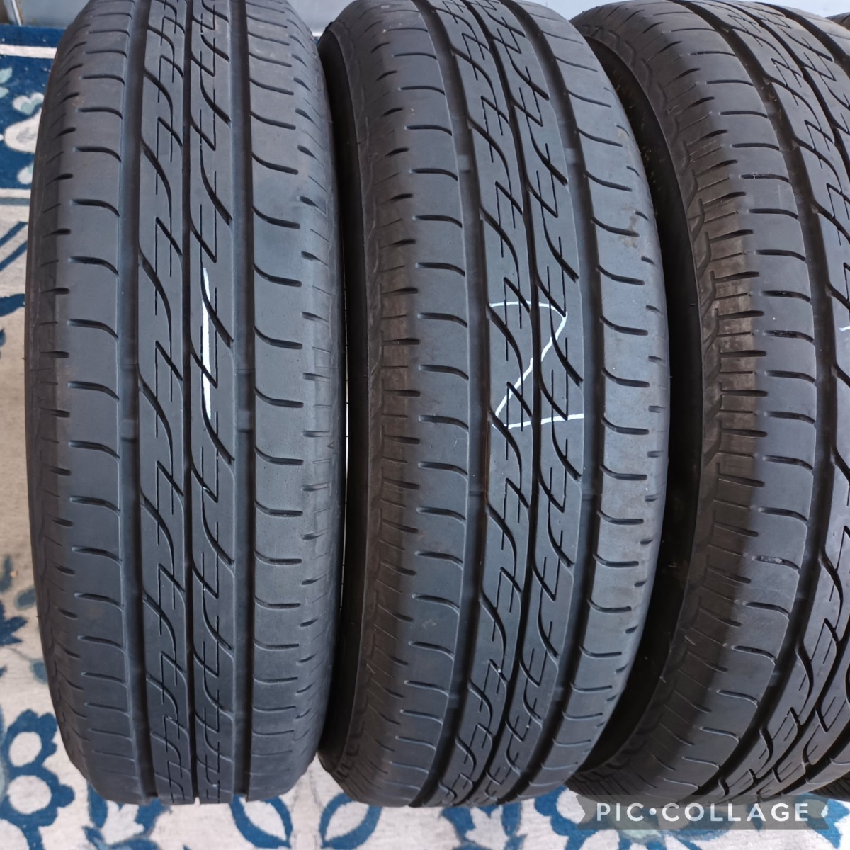 ブリジストン FEID 14インチ14×4.5J 4穴 PCD100 +45タイヤ付き4本セット 155/65R14 タント、ムーヴ、ミラ、アルト、スペーシアなどに_画像7