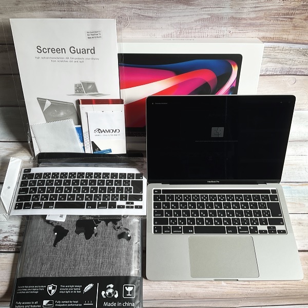 □Apple MacBook pro M1 2020 13インチ 8GB/256GB MYDA2J/A シルバー