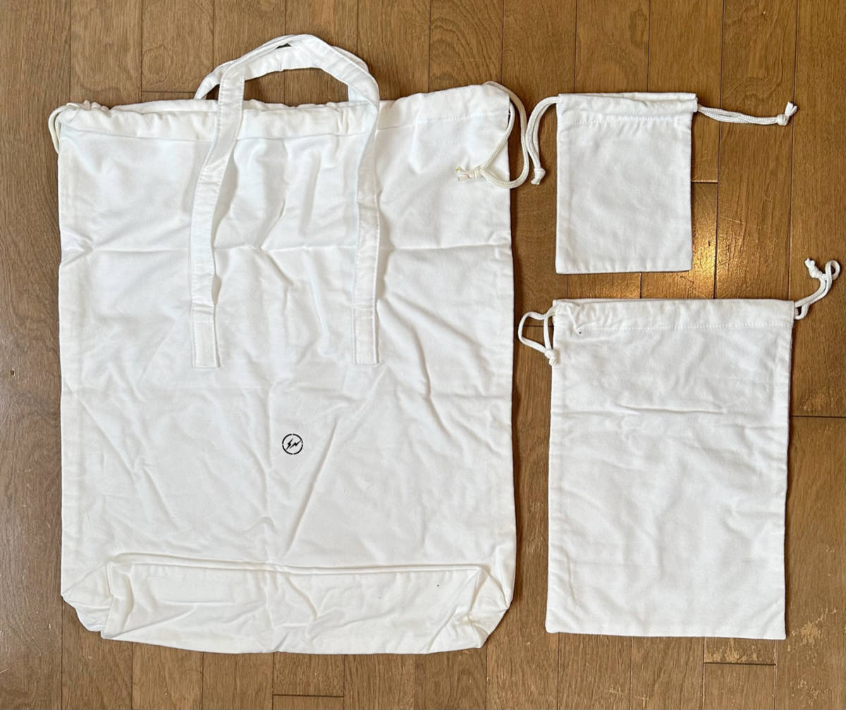 ■THE PARK-ING GINZA 新品 Fragment Horel LAUNDRY BAG & POUCH 2個 セット フラグメント 藤原ヒロシ_画像3