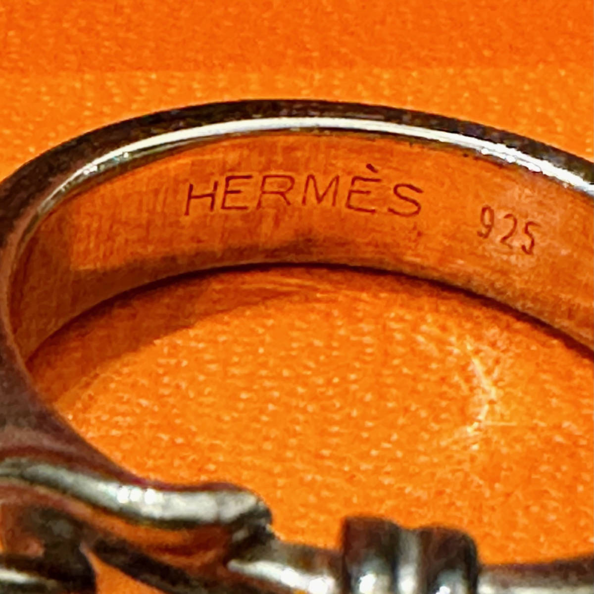 ■HERMES 極美品 サンチュール リング 12号 指輪 ベルトモチーフ / エルメス / シルバー / SV925_画像5