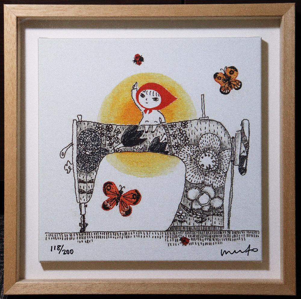 MICAO ミシン妖精 版画 Yahoo!オークション - MICAO(ミカオ) ミシン妖精 版画
