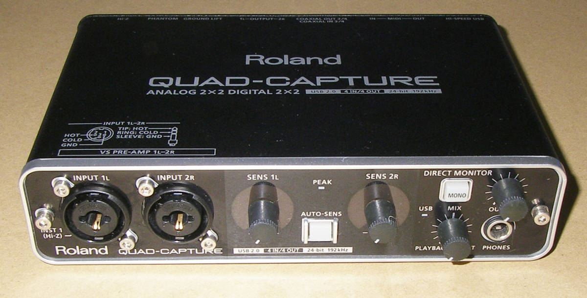 *Roland QUAD-CAPTURE UA-55 ( beautiful goods )*OK!!*MADE in JAPAN*