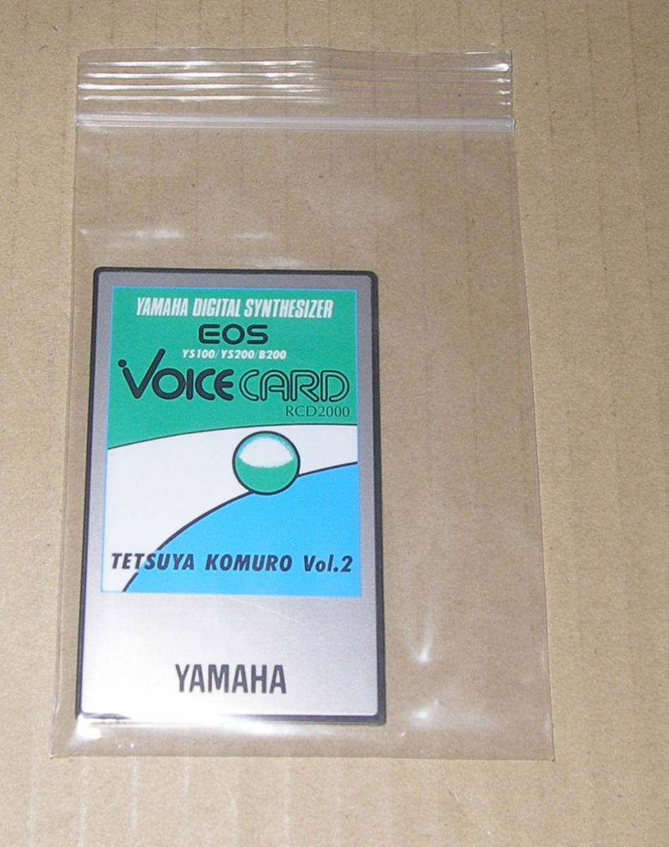 ★YAMAHA RCD-2000 TETSUYA KOMURO VOCE CARD  небольшой ...★OK!!!★MADE in JAPAN★