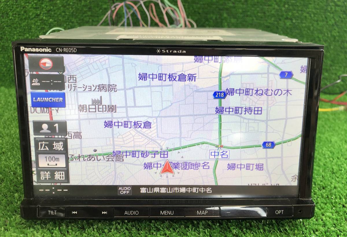 Panasonic Strada CN-RE05D 動作確認済み 売り切り(メモリーナビ