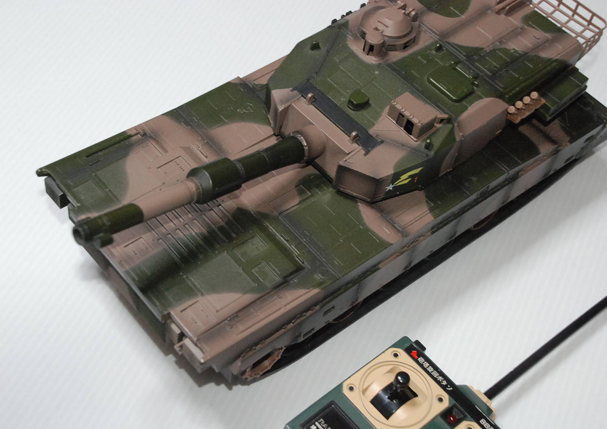 ラジコン戦車R/C・BB弾バトルタンク陸上自衛隊90式戦車/ウェザリング仕様/(2.4GHz) 【RC蓄光BB弾発射/ライト点灯】在庫処分品/新品_画像1