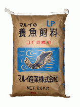 鯉の餌 コイ育成34（低蛋白）4P(4.5mm) 20kg マルイ産業 金魚や観賞魚の餌にも (沖縄県、離島は配送不可)_画像1