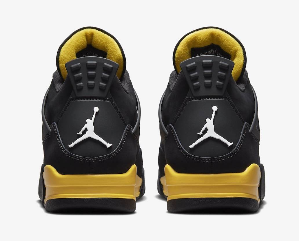 28cm 新品 Nike Air Jordan 4 Retro Thunder ナイキ エア ジョーダン 4 レトロ サンダー 2023 イエロー  ブラック 黄色 黒 DH6927-017