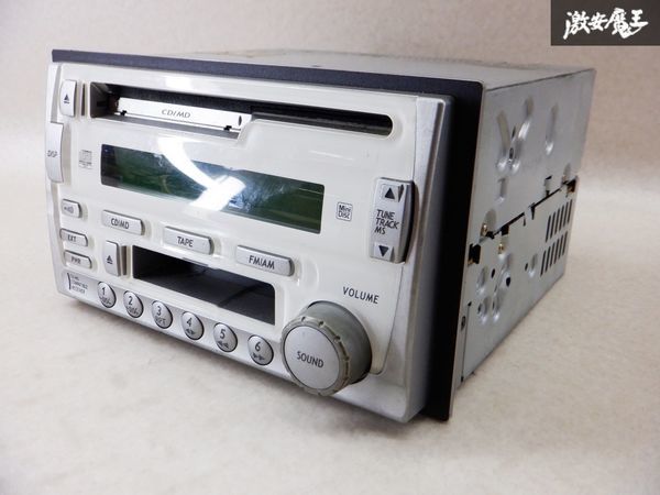 SUZUKI スズキ純正 CD MD プレーヤー カセットデッキ 2DIN カー SUZUKI スズキ純正 CD MD プレーヤー カセットデッキ 2DIN カー