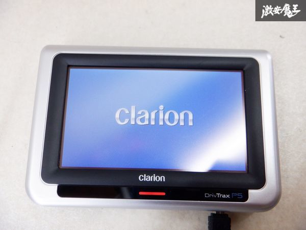 Clarion クラリオン ポータブルナビ 4.3型 TFT タッチパネルモニター 電源コード スタンド付 DTR-P5 即納 棚D1の画像1
