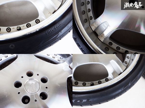 SUPER STAR スーパースター レオンハルト Biel バイル 21インチ 9J？ +36？ 10J +46 5穴 PCD120 245/35R21 285/30R21 レクサス LS460 LS600_画像6