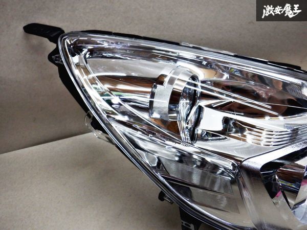 HID点灯ok!! 純正 BR9 BM9 BRM レガシィ 後期 HID キセノン ヘッドランプ ヘッドライト インナーメッキ 右 運転席 打刻4J 100-20061 棚H6_画像5