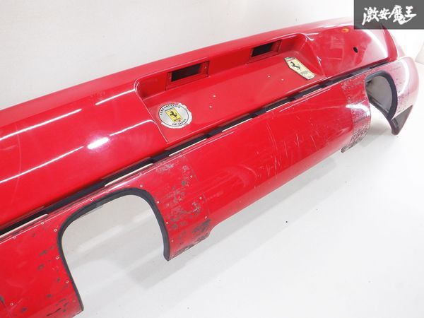 希少パーツ！ Ferrari フェラーリ純正 F355 355 リアバンパー バンパー 赤 レッド 棚2Q1_画像5