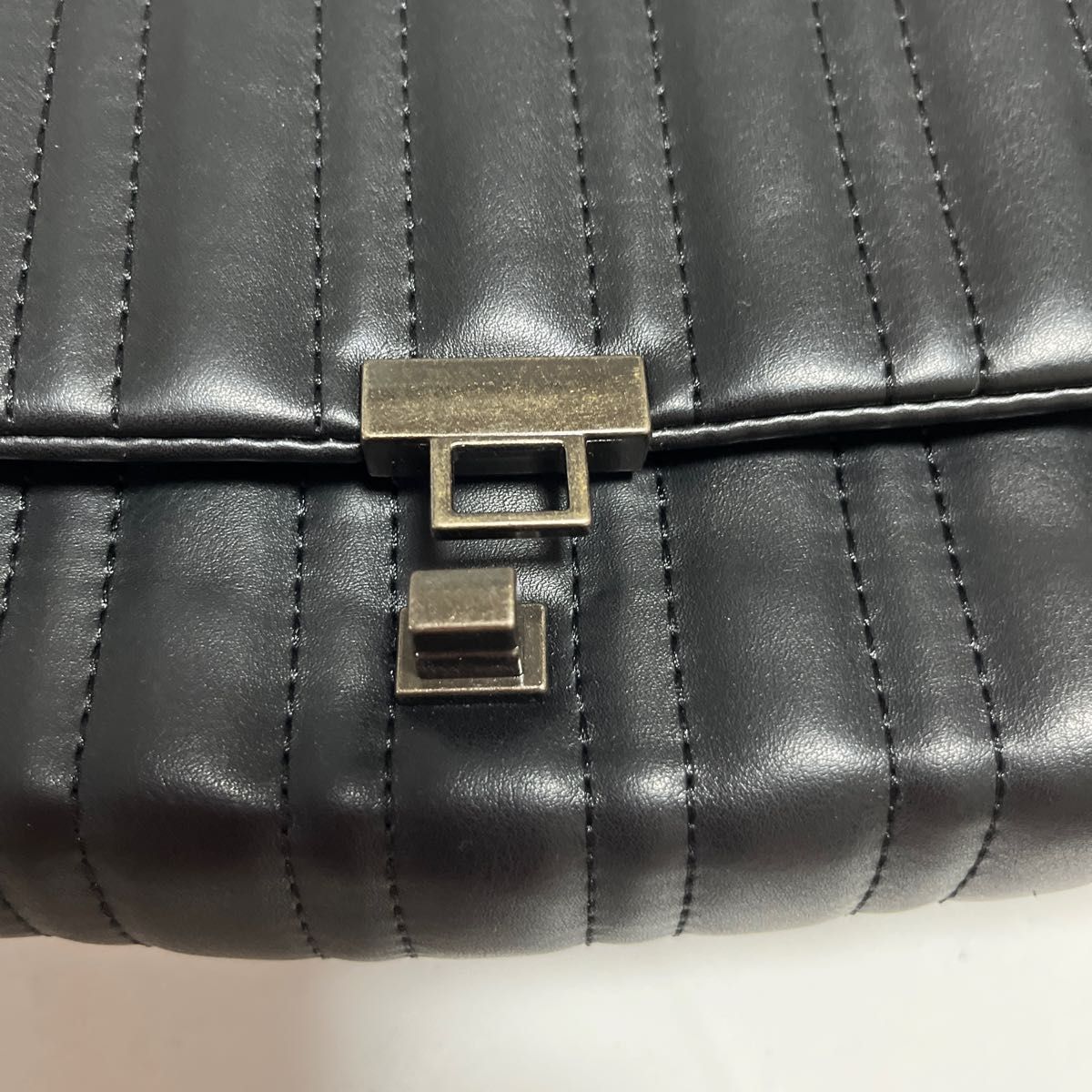 ZARA ザラ チェーン ショルダー バッグ ブラック 黒 チェーン