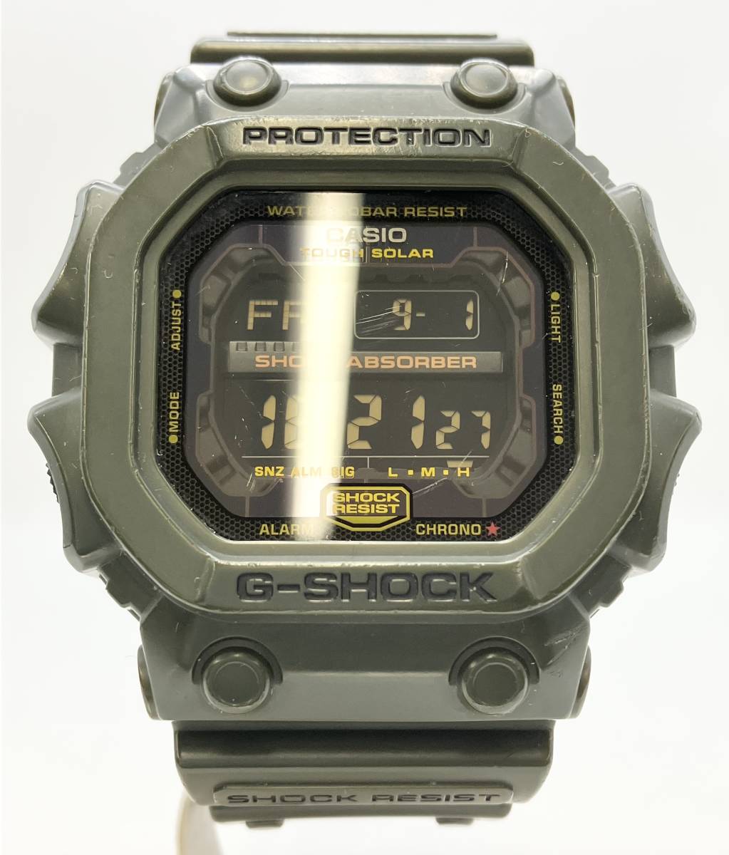 CASIO カシオ G‐SHOCK ジーショック GX-56KG アーミーグリーン ビッグケース ラバーバンド ソーラー 腕時計_画像1