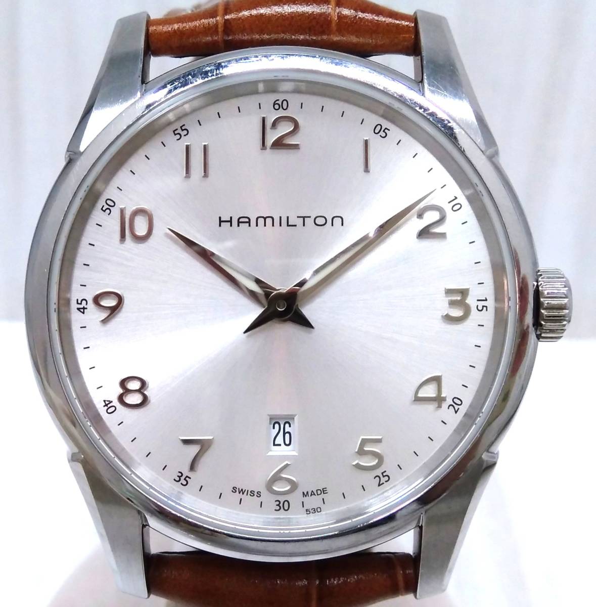 返品不可】 ハミルトン HAMILTON ジャズマスター ベルト非純正 腕時計