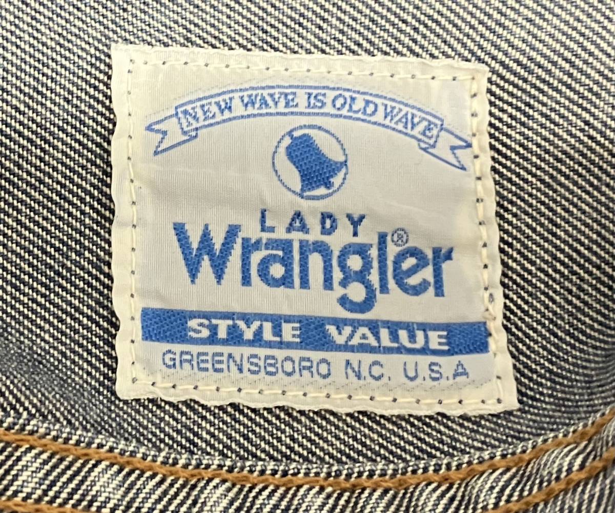 LADY Wrangler Wrangler lady's Denim jacket outer 