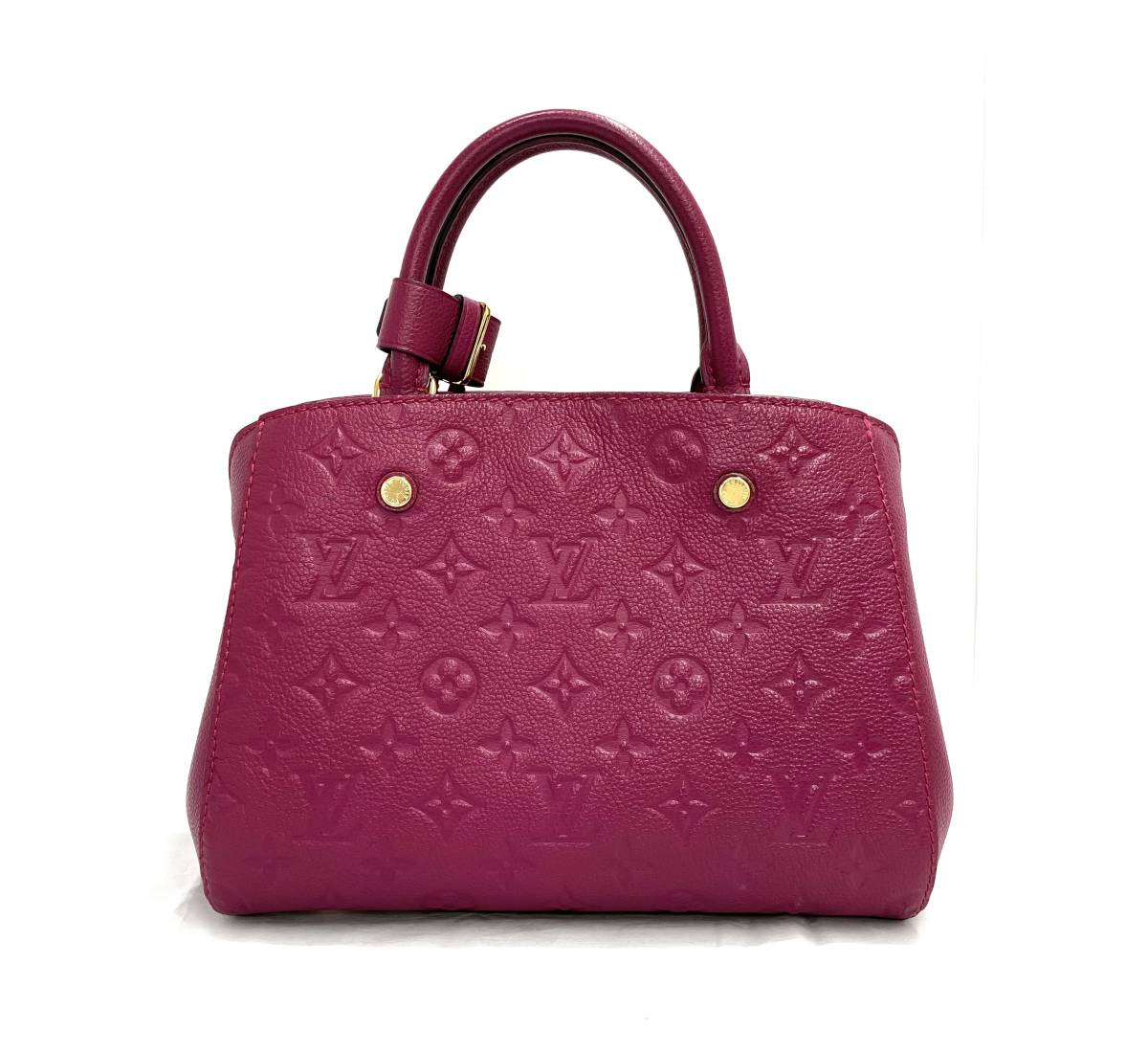 【エントルピー鑑定書付き】LOUIS VUITTON ルイ・ヴィトン モノグラム・アンプラント モンテーニュBB ハンドバッグ TJ4185 M54199_画像2