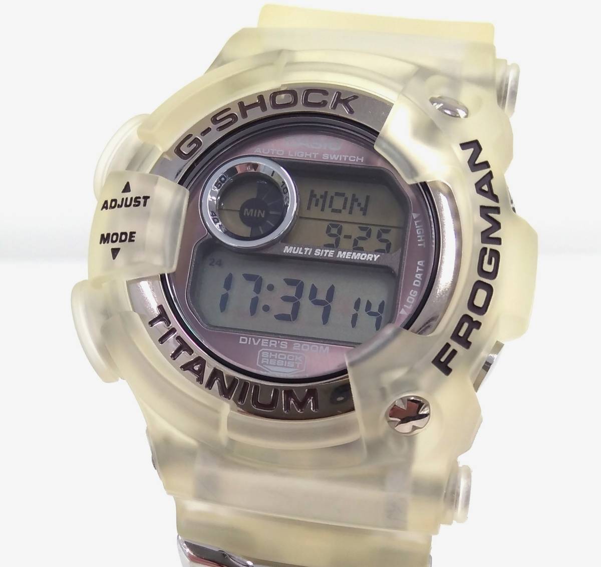 売り切れ必至！ スケルトン W.C.C.S フロッグマン G-SHOCK カシオ