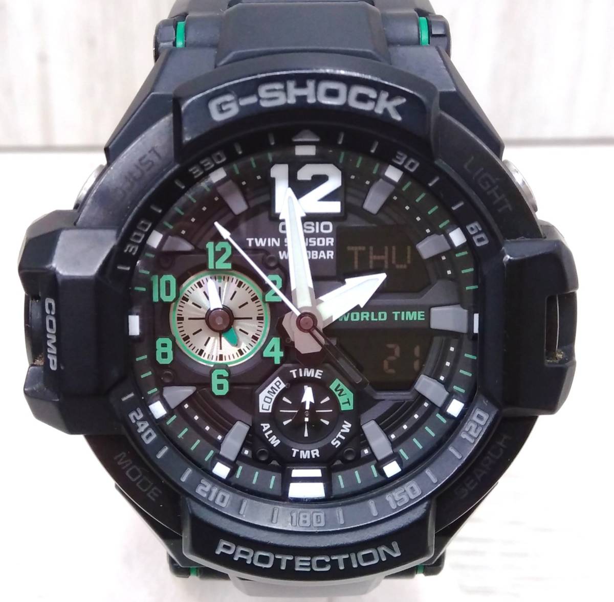 CASIO カシオ G-SHOCK グラビティマスターシリーズ GA-1100 クォーツ 腕時計【2023/09・電池交換済】