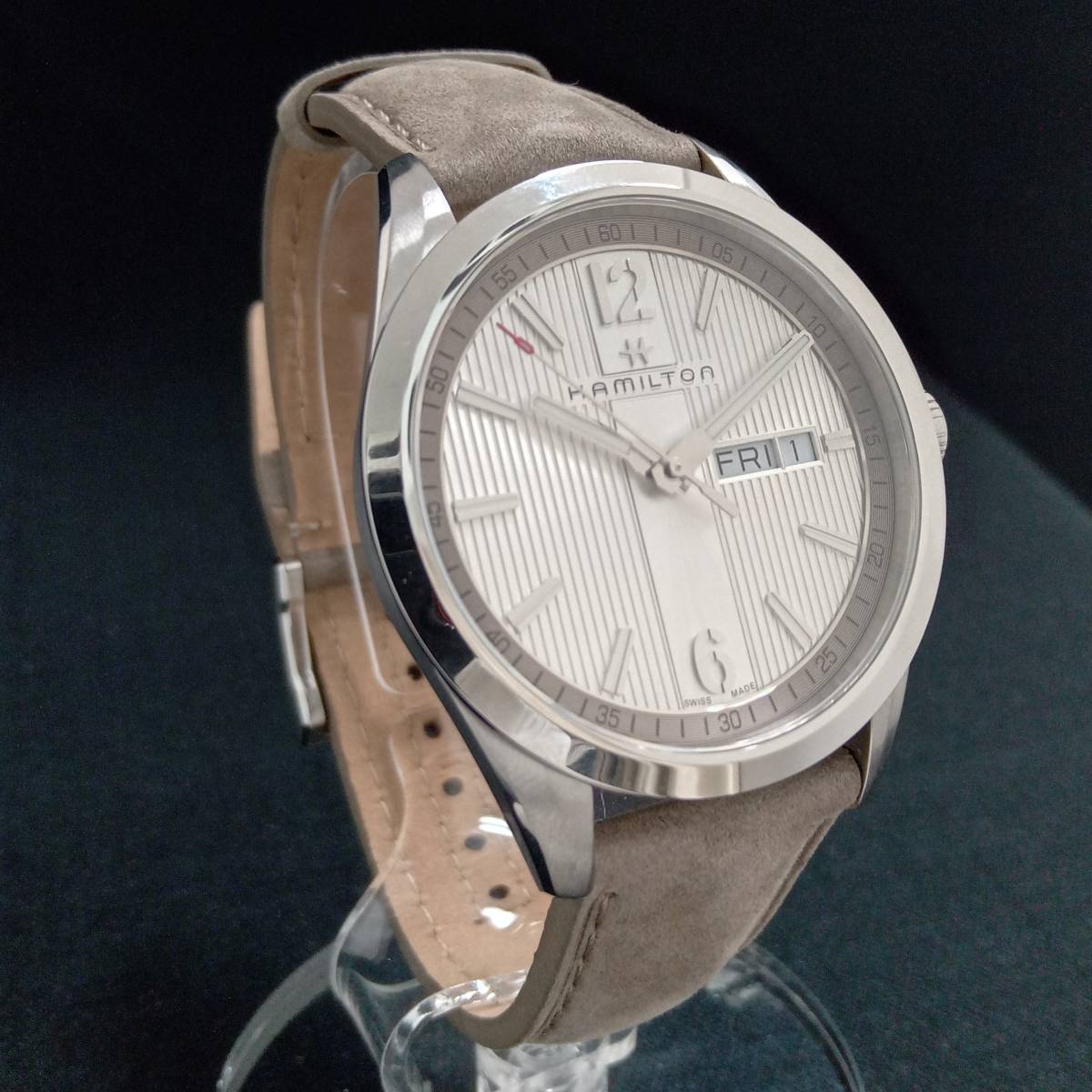 年中無休】 HAMILTON ハミルトン 極美品 付属品有り H433110 グレー