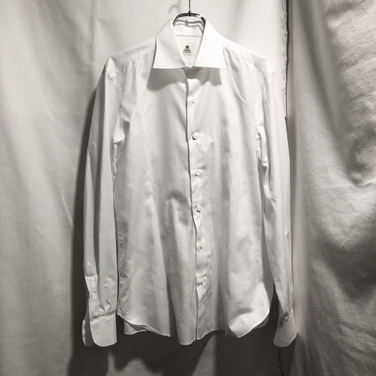 お待たせ! Oxford White BORRELLI LUIGI BD 店舗受取可 長袖シャツ