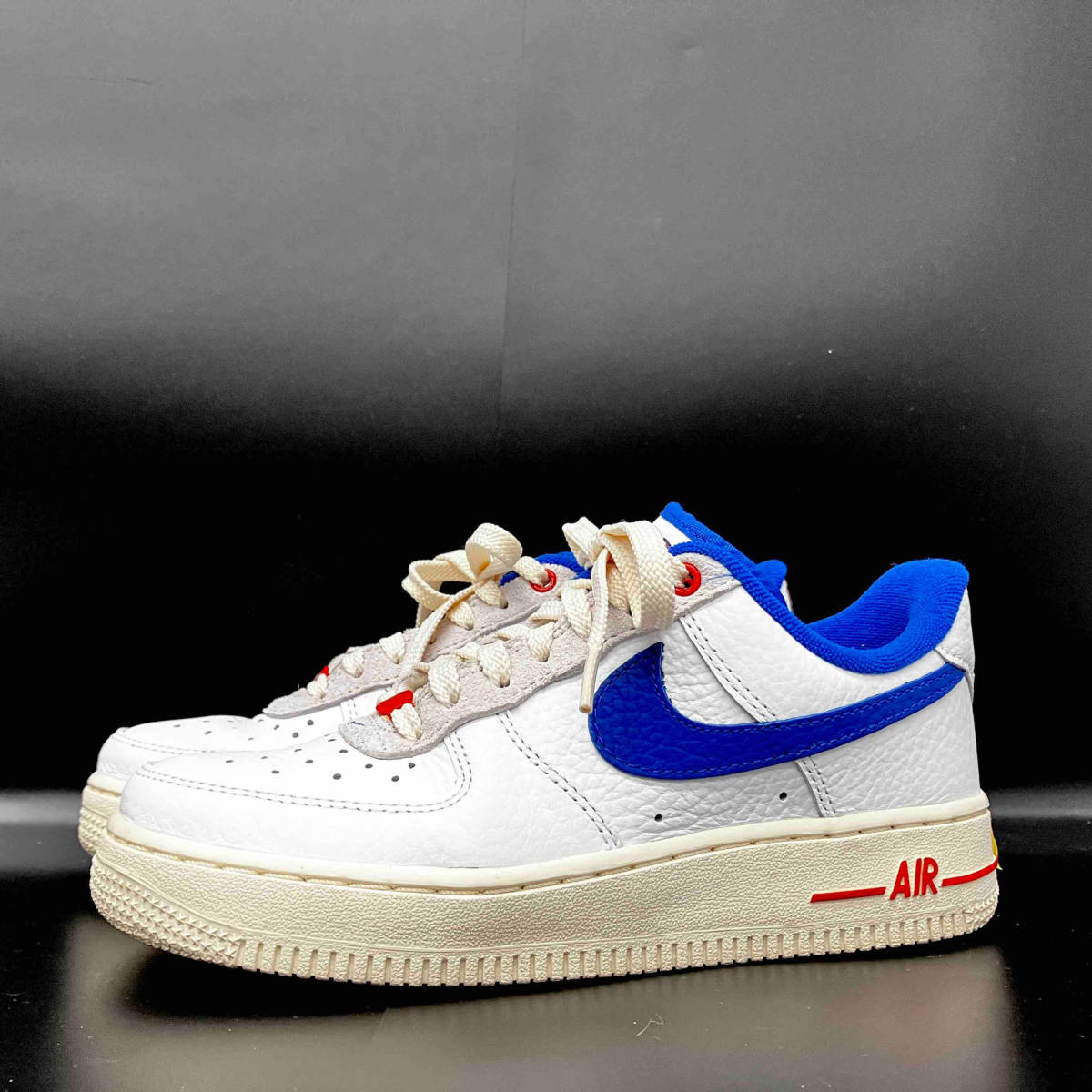 卸し売り購入 Force Command Low 1 Force Air WMNS Nike White/Blue