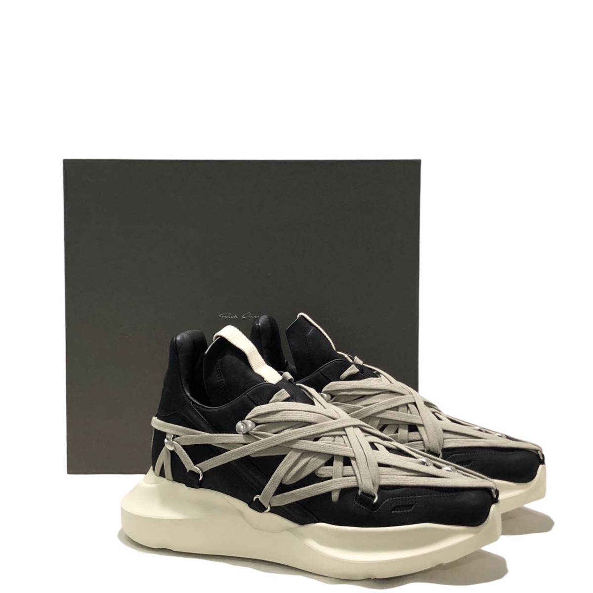 Yahoo!オークション - RICK OWENS Megalaced Runner ス...