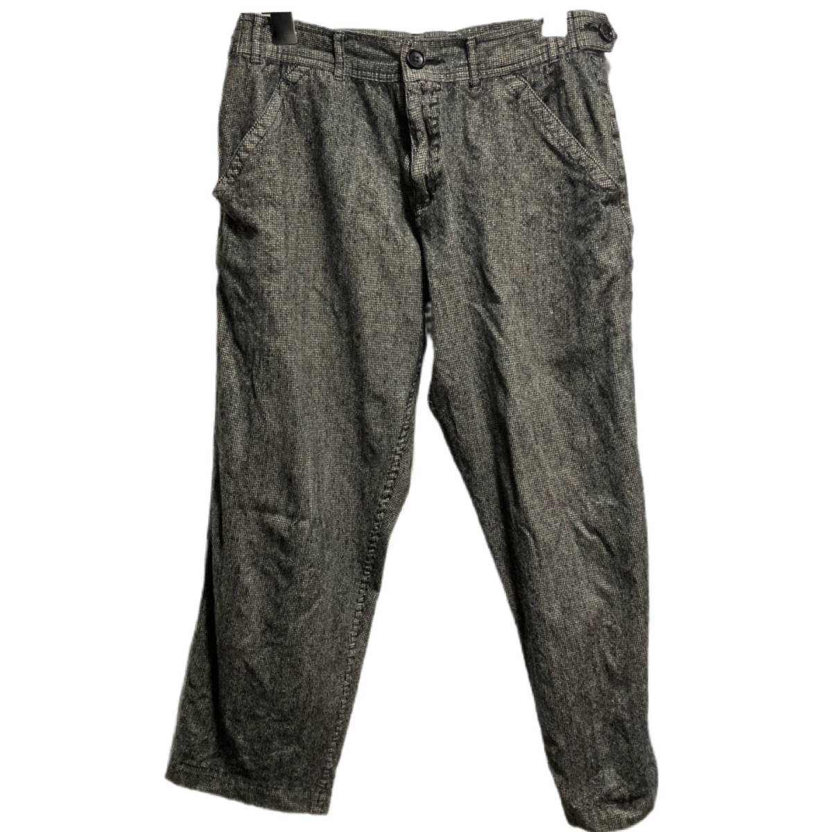 【好評にて期間延長】 GARCONS des COMME 07SS HOMME コムデギャルソンオムプリュス サイズ:S ラメ糸ハウンドトゥースパンツ PLUS ボトムス 【好評にて期間延長】 GARCONS des COMME 07SS HOMME コムデギャルソンオムプリュス サイズ:S ラメ糸ハウンドトゥースパンツ PLUS ボトムス