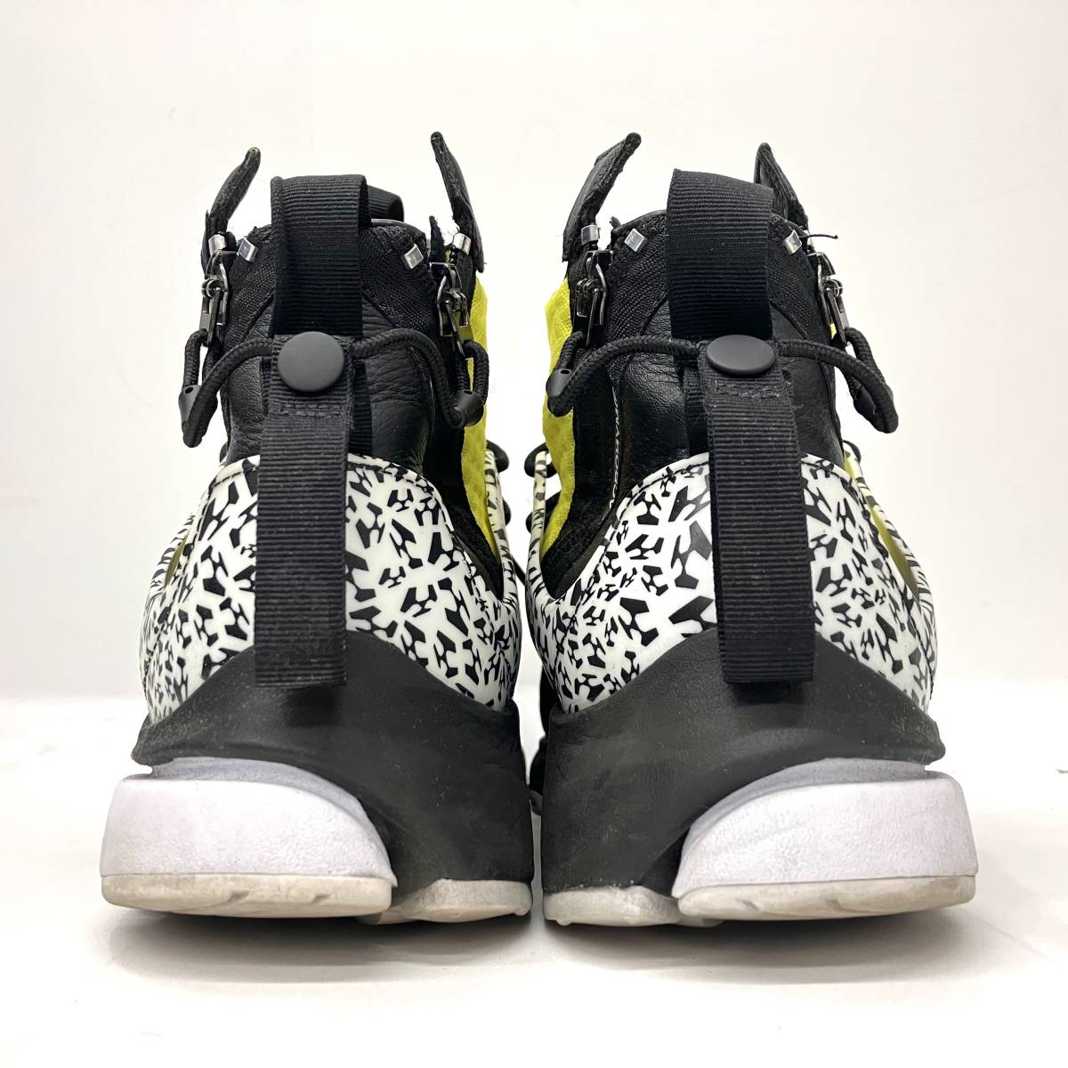 ACRONYM × Nike Air Presto White/Black/Dynamic Yellow アクロニウム ナイキ エアプレスト ミッド AH7832-100 サイズ29.0cm_画像5