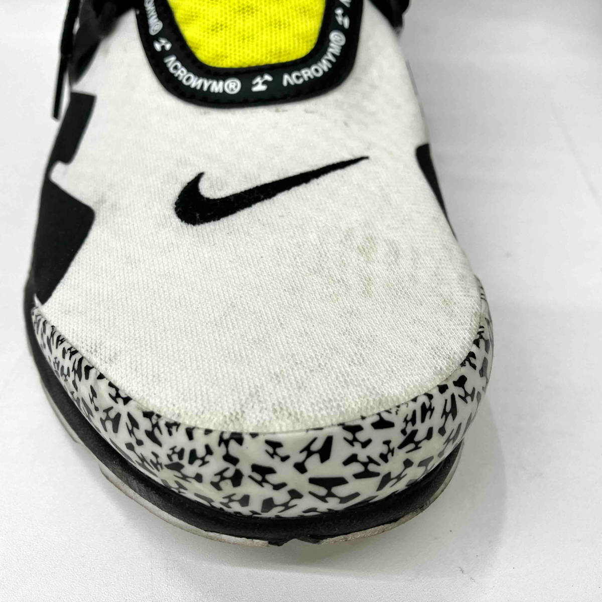 ACRONYM × Nike Air Presto White/Black/Dynamic Yellow アクロニウム ナイキ エアプレスト ミッド AH7832-100 サイズ29.0cm_画像4